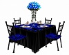 Blue/black Wedding table