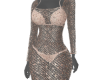 𓍼ོ Peach Naked Dres
