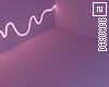 Wiggle Neon Cube Room