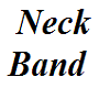 A black neck band