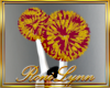 Red Gold PomPom 8 Pose