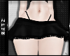 F| Black Lace Skirt