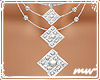 !3stages Diamon necklace
