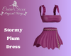 Stormy Plum Dress