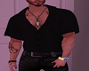 Black Tucked Shirt