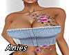 *A* Denim Tatoo Top