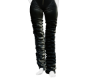 HD.Stacked Leather Pants