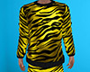 Yellow Tiger Stripe PJs Full (M)