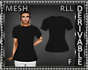 Black T-Shirt RLL F