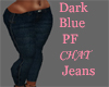 c]CHAT JEANS  drk blu