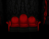 Vamp 3-sits Couch Red