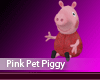 Pink Pet Piggy - Red