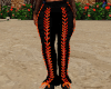 !! BlkLeather Fire Pants