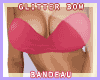 {W} Glitter Bow Bandeau