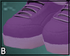 Purple Two Tone Sneakers