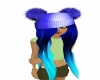 Blue Hat+Hair