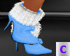 Winter Blue Boots