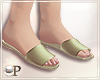 Summer Flip Flops Olive