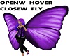 Purple Butterfly Wings T