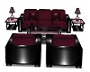 MJ-Burgundy Couch +Seats