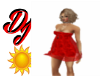 DJ Red dress and Shorts