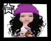 Brody w purple hat