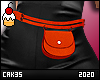 Neon Orange Belt Bag