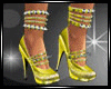 yellow Heels Shoes