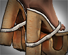 carved wood sandals
