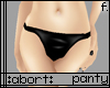 :a: Black PVC Panty (C)