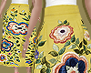 Yellow Embroidery Skirt