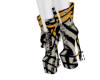 Black and yellow heel