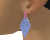 Blue-Pink Diamond Ear