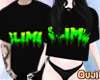 Couple Black Slime Top F
