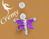¤C¤ Purple butterfly (P)