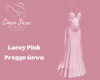 Lacey Pink Preggo Gown