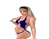 Bikini  Pregnant Blue