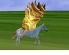 !S!Golden Winged Pegasus