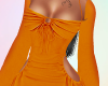 Coachella orange dress