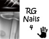 RG BlkTip Chrome Nails