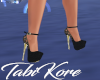 TK♥Ebony Heels Black