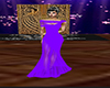 violet gown