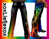 [L] Rainbow Pants M