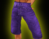 Bl Purple Jean Shorts