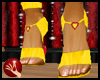 ![ww] Golden Sandals