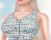 Z| Elle Vest. Blue