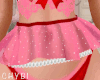 C~Red/Pink Amore Skirt