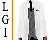 LG1 White & Gray Suit