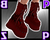 Bold Wave Boots/Burgundy