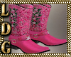 Kids Pink Cowgirl Boots